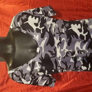 Camo long shirt/short dress perfect for leggings NWOT